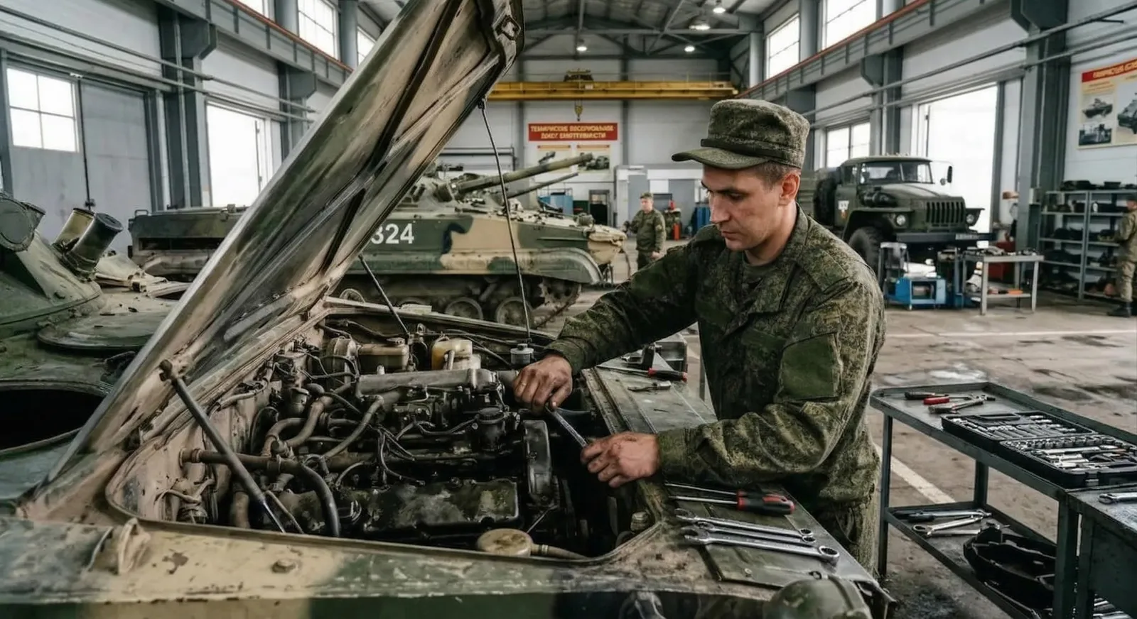 Механик — вакансия на контрактную службу
